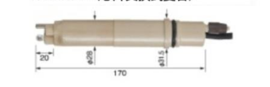 HORIBA 堀场电极泛用pH电极 6174-50B(芯片交换式复合)